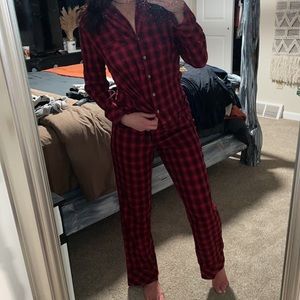 Victoria’s Secret plaid pajama set